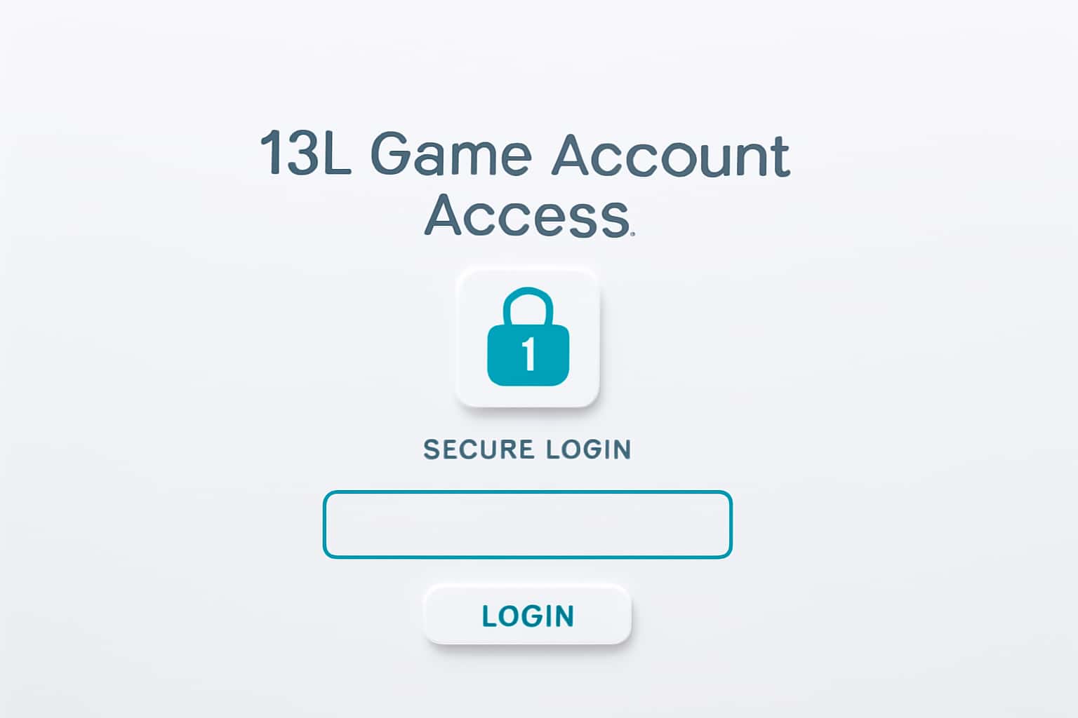 13L Game Account Access Interface